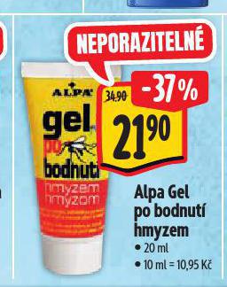 ALPA GEL PO BODNUT HMYZEM