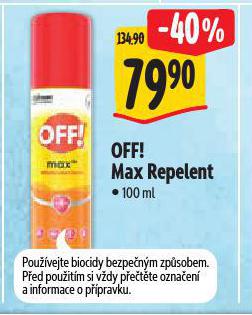 OFF! MAX REPELENT
