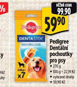 PEDIGREE DENTLN POCHOUTKY PRO PSY