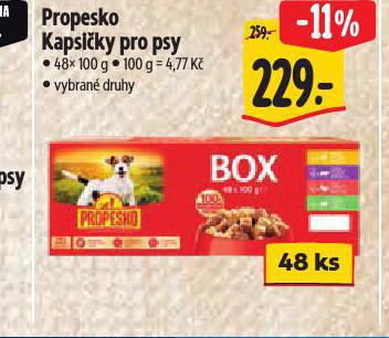 PROPESKO KAPSIKY PRO PSY