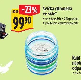 SVKA CITRONELLA VE SKLE