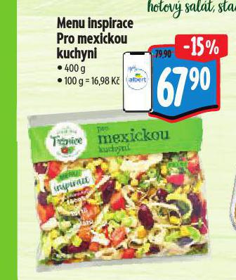 MENU INSPIRACE MIX PRO MEXICKOU KUCHYNI