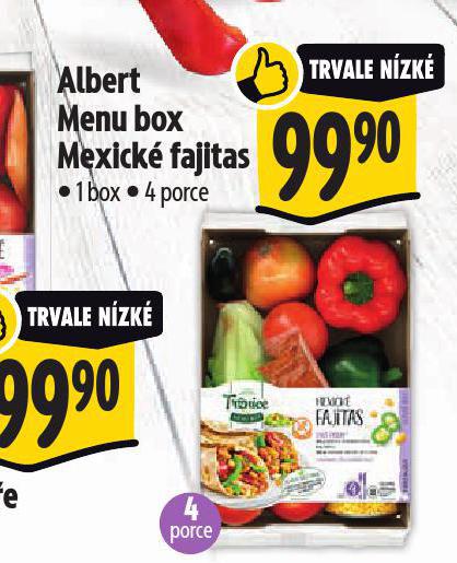 MENU BOX MEXICK FAJITAS