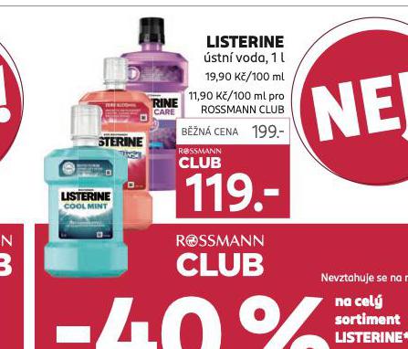 LISTERINE STN VODA