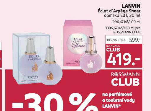 LANVIN ECLAT DARPEGE SHEER