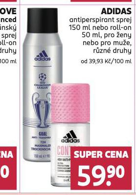 ADIDAS ANTIPERSPIRANT, ROLL-ON