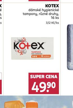 KOTEX TAMPONY