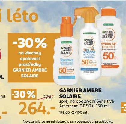 GARNIER AMBRE SOLAIRE SPREJ NA OPALOVN