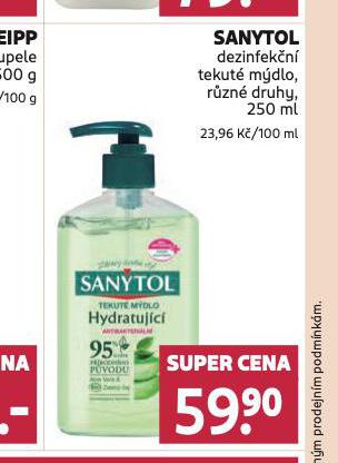 SANYTOL DEZINFEKN TEKUT MDLO