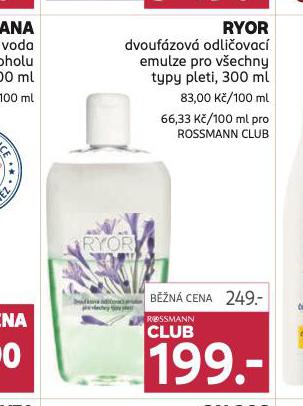 RYOR DVOUFZOV ODLIOVAC EMULZE