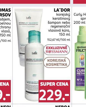 LADOR KOREJSK KERATINOV AMPON, REGENERAN VLASOV KRA