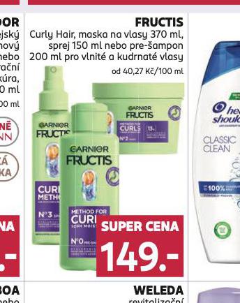 FRUCTIS MASKA NA VLASY, AMPON