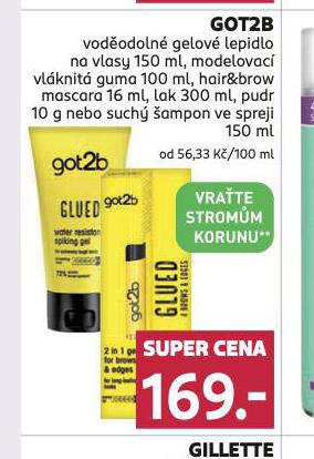 GOT2B GELOV LEPIDLO, MODELOVAC GUMA, PUDR, SUCH AMPON