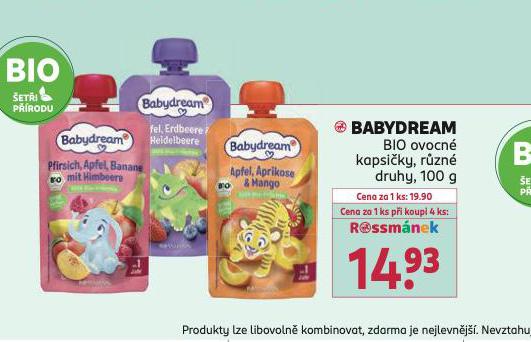 BABYDREAM BIO OVOCN KAPSIKY