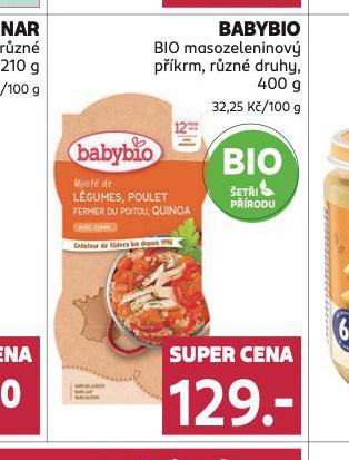 BABYBIO BIO MASOZELENINOV PKRM