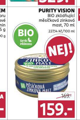 PURITY VISION BIO ZKLIDUJC MSKOV ZINKOV MASK