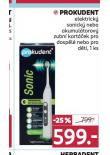 PROKUDENT ELEKTRICKÝ SONICKÝ, AKUMULÁTOROVÝ ZUBNÍ KARTÁČEK
