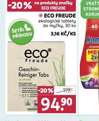 ECO FREUDE EKOLOGICK TABLETY DO MYKY