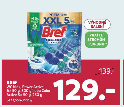 BREF WC BLOK, POWER AKTIV