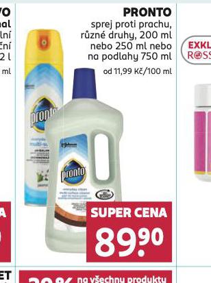 PRONTO SPREJ PROTI PRACHU
