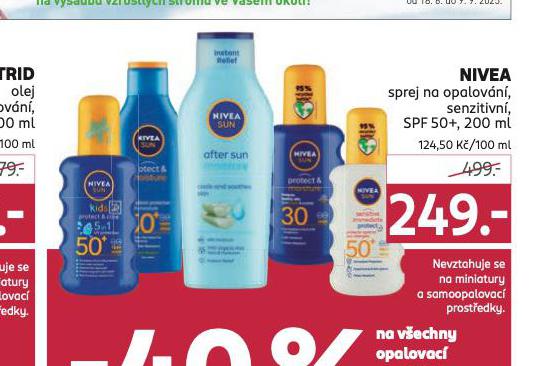 NIVEA SPREJ NA OPALOVN