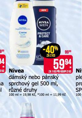 NIVEA SPRCHOV GEL