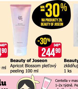 BEAUTY OF JOSEON APRICOT BIOSSOM PLEOV PEELING