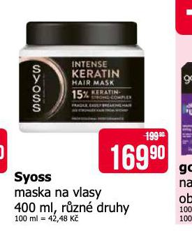 SYOSS MASK NA VLASY