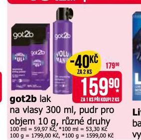 GOT2B LAK, PUDR