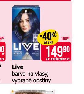 LIVE BARVA NA VLASY