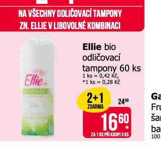 ELLIE BIO ODLIOVAC TAMPONY