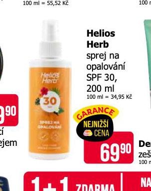 HELIOS HERB SPREJ NA OPALOVN 