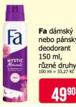 FA DEODORANT