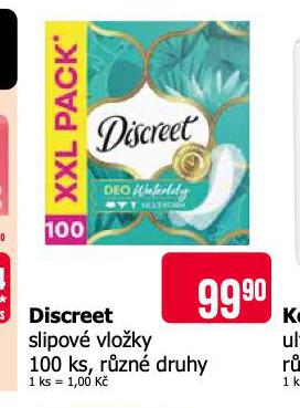 DISCREET SLIPOV VLOKY