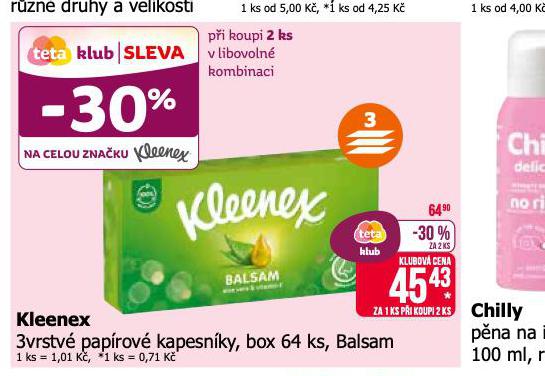 KLEENEX PAPROV KAPESNKY