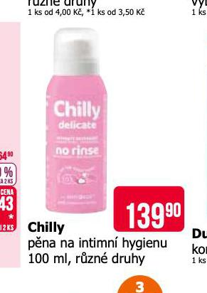 CHILLY PNA NA INTIMN HYGIENU