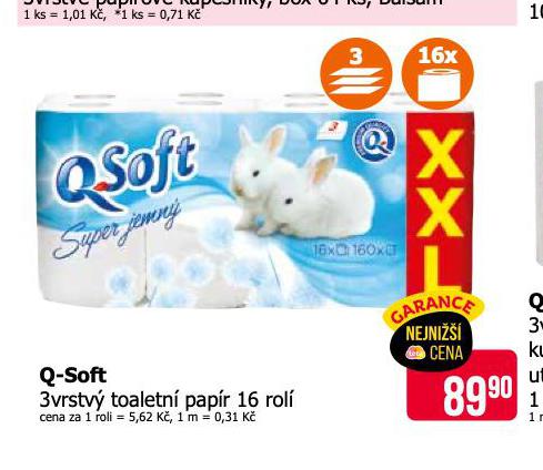Q SOFT TOALETN PAPR
