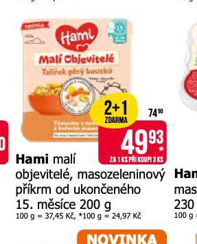 HAMI MAL OBJEVITEL MASOZELENINOV PKRM