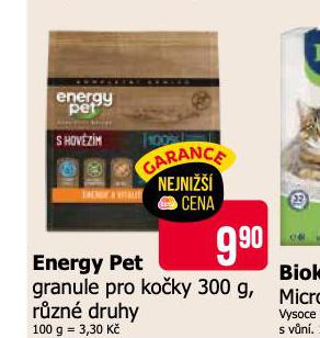ENERGY PET GRANULE PRO KOKY