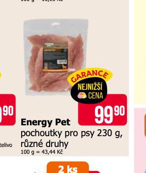 ENERGY PET POCHOUTKY PRO PSY