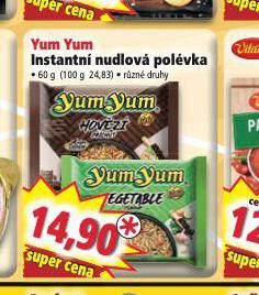 YUM YUM INSTANTN NUDLOV POLVKA