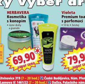HERBAVERA KOSMETIKA S KONOPM