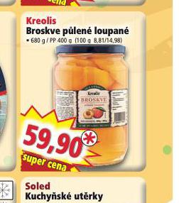 KREOLIS BROSKVE PLEN LOUPAN