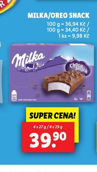 MILKA / OREO SNACK