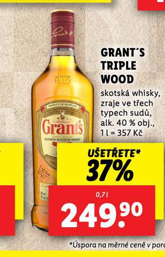GRANTS TRIPLE WOOD