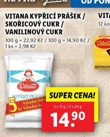 VITANA VANILINOV CUKR