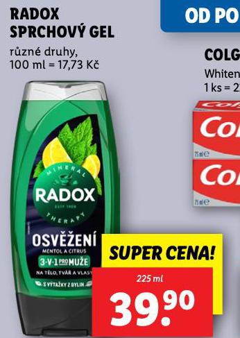RADOX SPRCHOV GEL