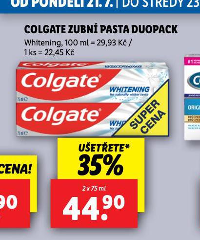 COLGATE ZUBN PASTA DUOPACK