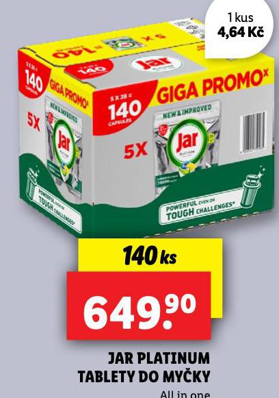 JAR PLATINUM TABLETY DO MYKY