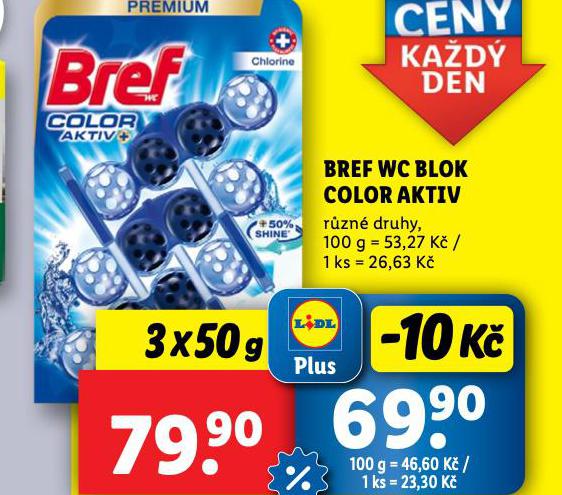 BREF WC BLOK COLOR AKTIV